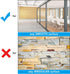 White Board Roll, 11ft Dry Erase Paper, AFMAT Wall Sticker with Adhesive Backing, 2 Rolls