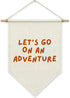 SHIEL-EVEN Let's Go On an Adventure Wall Decor, Kids Playroom Poster Banner for