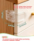 6 Pack Roctee Drawer Baby Locks Clear, Baby Proof Locks for Side Drawers Pull Out Thin Dresser Kitchen Cabinet Bedside