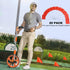 Zozen Distance Measuring Wheel with Marking Flags, Collapsible Industrial Measuring Wheel with Carrying Bag