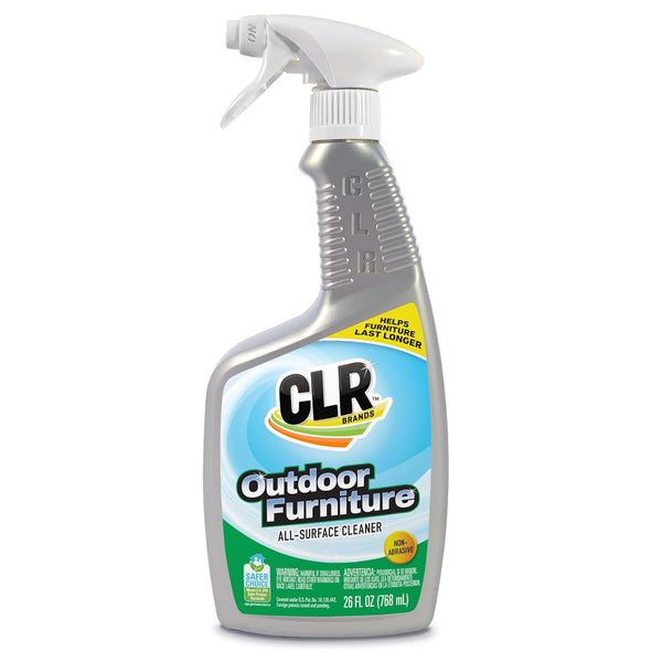 CLR Outdoor Furniture Cleaner, 26 oz - Cleans & Protects Fabric, Wood, Wicker, PVC, Plastic & More