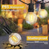 100FT 32 Shatterproof,Dimmable ZJOJO Solar Lights Outdoor Wateroproof, Solar String Lights with Remote USB Port LED