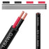 18/2 Gauge Electrical Wire 2 Conductor Extension Cable, 25 Foot UL2464 Tinned Copper Wire for LED Lamps