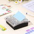 Rhinestone Self Stick Note Pad Holders, 4 x 4 Inches Memo Note Holder Dispenser for Office Home Classroom Supplies (AB
