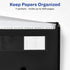 Avery Expanding File Folder Organizer, 7-Pocket Accordion, Black, Holds 425 Letter/A4-Size Sheets
