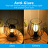 TORCHSTAR Half Chrome LED Light Bulb, 7W Chrome Dipped, G25 Globe, Dimmable, E26 Base, 3000K Warm White, 3 Pack