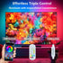 WS2812B Kit Individually Addressable LED Strip 9.8FT 60Pixels/m Smart RGB IC Pixel Lights with Bluetooth APP Remote