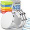 FINDMAG 4Pcs Strong Neodymium Disc Magnets with Double-Sided Adhesive, Powerful Permanent Rare