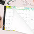 Gannyfer Large Desk Calendar 2024-2025, 18 Month Calendar Jul 2024 - Dec 2025, 22" x 17" Desktop Pad for Planning
