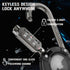Airtag Holder with 3-Digit Combination Lock, Protective Case with Metal Carabiner