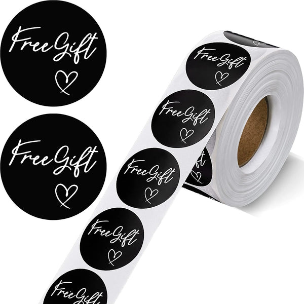 Zonon 1000-piece 1.5-inch Customer Appreciation Stickers, Self-Adhesive Round Labels for Packing and Mailing