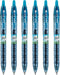PILOT B2P - Bottle to Pen Refillable & Retractable Rolling Ball Gel Pen Made From Recycled Bottles, 0.7mm Fine Point, Turquoise Ink, 6-Pack by PILOT