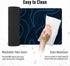 Ovenbird Gaming Mouse Pad, Topographic Map Blue, Extended XL with Anti-Slip Base, 31.5 x 11.8 in, Cool Large Mouse Pad