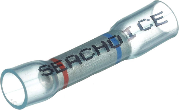 Seachoice Step Down 3-to-1 Heat Shrink Butt Connector, Marine Grade, Pack of 10, 22-18 to 16-14 Wire Range