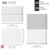 Linen Textured Greeting Cards Set – 4.5" x 6" Blank Cardstock & Envelopes – 25 Customized Cards per Pack