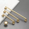 Aoleegatt Minimalist Gold Long Furniture Handles Wardrobe Kitchen Cupboard Cloakroom Bedside Cabinet Pulls