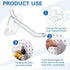 120 Pcs 2.4 Inch Plastic Pegboard Hooks for Peg Boards, Craft, Storage, Garage, Kitchen, Tools