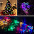 15ft 20LED dephen - Outdoor String Lights Solar Christmas Lights Outdoor Waterproof Multicolor Moroccan String Lights