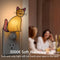 1-Pack 7W 3000K KY&BOSAM Stained Glass Cat Night Lights Plug into Wall Plug in Night Light Dusk to Dawn Warm White