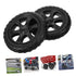 2pcs CHILDWEET Folding Grocery Cart Wheels Heavy Duty Rolling Cart Accessories for Supermarket Use Easy Installation