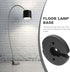 STOBAZA Desk Lamp Floor Lamp Base, Counterweight Table Lamps Part Round Lamp Chassis Iron Lightweight Bracket