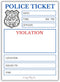 Lucky Play Co. Police Officer Play Notepad for Kids Pretend Police Law Enforcement Ticket Imaginative