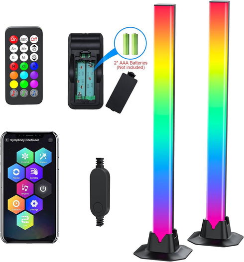 16.5" 16 213 Preset 8 3 Smart Light Bar, LED Light Bar for Room, Million Colors Changing, & Scene Modes, Dynamic Music