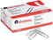 Universal Paper Clips, 1 Nonskid Silver, 100 Clips/Box, 10 Boxes/Pack