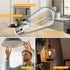 4-Pack Vintage LED Edison Bulbs 100W Equivalent, 1400LM High Brightness, 8W ST58 LED Filament Light Bulbs