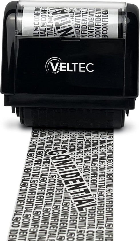 ID Protector Ink Roller, Identity Theft Protection Roller Stamp (Black, Stamp Only)