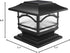 4x4 5x5 6x6 (1 Pack) Davinci Lighting Premium Solar Outdoor Post Cap Lights - - Bright LED Light for Fence Deck Garden