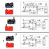Micro Limit Switch Assortment Kit, Swpeet 24Pcs Long Hinge Roller Momentary Cherry Push Button SPDT Snap Action Perfect