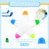 Star Highlighters, 10 PCS, 5-In-1 Colorful Star Highlighters, Watercolor Highlighter, Multi Color Fluorescent