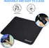 cimetech Mouse Pad, Non-Slip Rubber Base, Water-Resistant, Stitched Edge, Premium-Textured, 10.6×8.3 inches (1MM-Black)