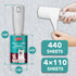 Lint Rollers for Pet Hair, Extra Sticky 440 Sheets Value Set with 2 Upgraded Handles, Portable Pet Lint Remover