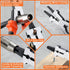 SPEEDWOX MIG Welding Pliers Multi-Function Mig Welder Plier Mig Nozzle Cleaner Slag Hammer Wire Cutter Scraper Files for Scraping Spatter Gripping Drawing Wire for Welding, Electrical, Mechanical