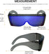 Calabria 3000 Large Fit Over Safety Glasses, Fitover Prescription Eyewear, Blue, Men Women Wraparound Tinted Anti