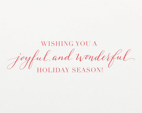 Papyrus Christmas Card, Wonderful Holiday