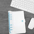 STOBOK 2pcs Clear A6 6-Ring Binder Cover, Refillable Planner Binder Cover, Snap Button Closure, Loose Leaf Folder