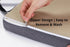FANGMING 10/11/12/14/16 Inch 12"x12") Square Chair Cushion with Ties Non Slip Memory Foam Bar Stool Cushion Thick Seat