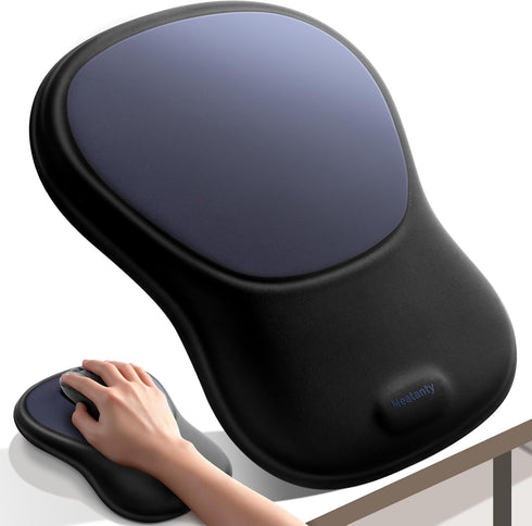 meatanty Mouse Pad with Wrist Rest, Ergonomic Mouse Wrist Support, Desk Mouse Mat