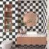 VaryPaper 15.7''x78.7'' Thick Checkered Countertop Contact Paper: Waterproof Peel and Stick Black and White Wallpaper