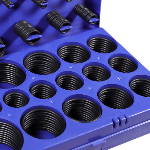 407 Pcs Universal SAE O Ring Assortment Kit, 32 Inch Sizes Standard Nitrile Rubber Set for Automotive Plumbing Repair
