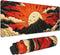 XL Japanese Mount Fuji Red Sunset Gaming Mouse Pad, Large Non-Slip Rubber Mousepad, 31.5'' X 11.8''.