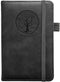 Small Pocket Notebook: Mini Leather Journal in Black