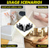 2-in-1 Mitre Measuring Cutting Tool, Miter Saw Protractor and Angle Finder 85-180 for Carpentry Work