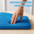 Whriou Volosso Cool Gel Seat Cushion for Long SittingGel Cushion for Wheelchair Soft, Chair Cushion, Car Seat Cushion