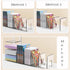 Closet (2 Pack 3 LUGUNU Acrylic Clear Purse Divider Organizer Clear Desk File Sorter Divider Mesh Folder Shelf Storage