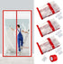 Preboun 1 Set Magnetic Dust Barrier Zipper Door Kit 4' x 7.5'