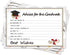 Graduation Wish Cards - 50PCs High School or College Graduation Advice Cards for 2025 Celebration Party Supplies